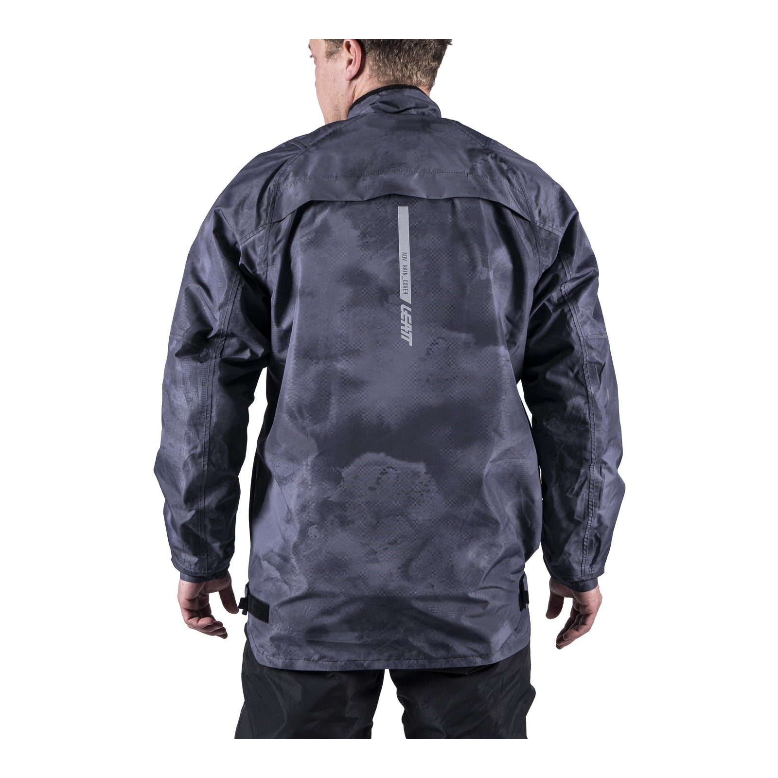 Leatt ADV Rain Cover Jacket - Camo Black / Grey (3XL/US48/EU58) LE5026002855#