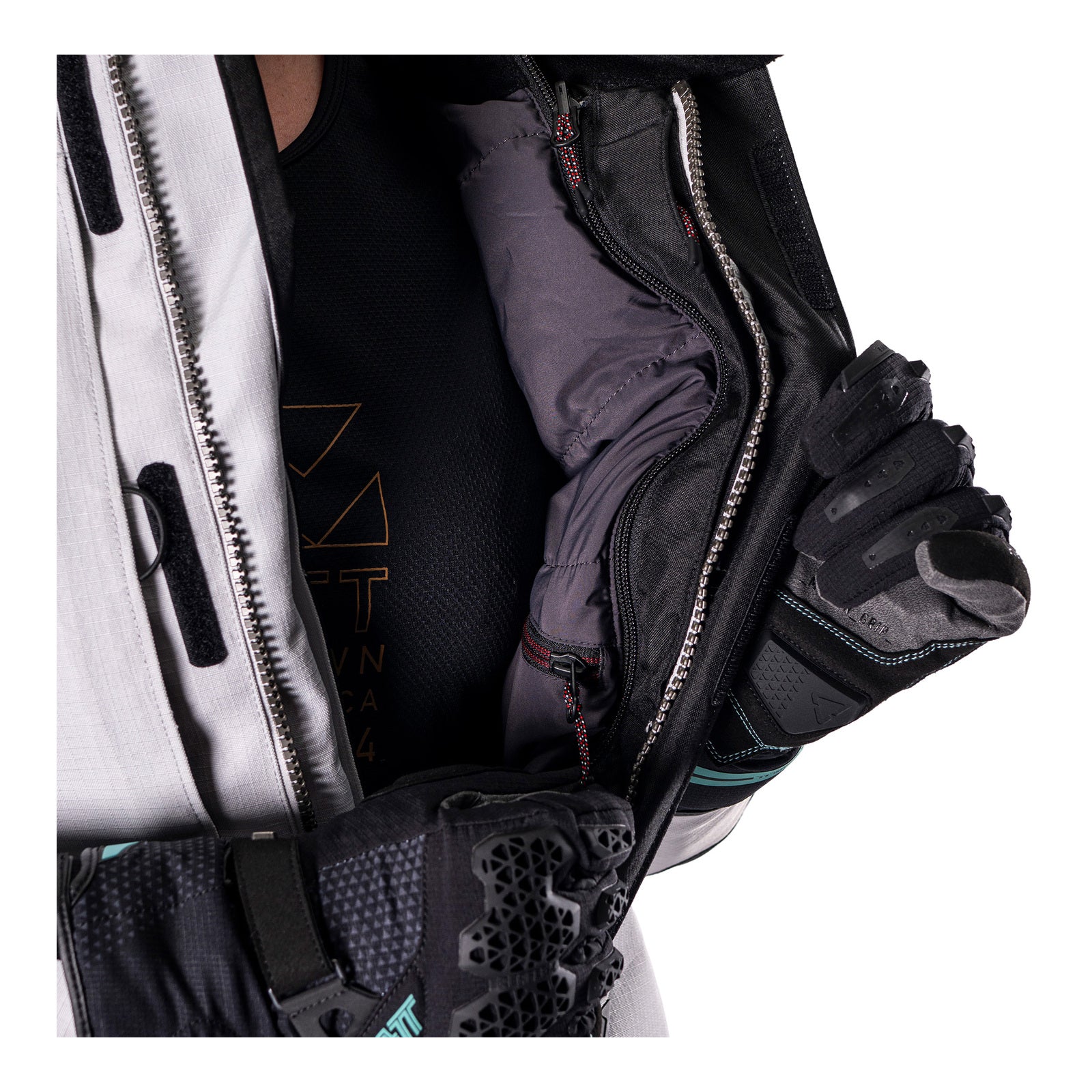 Leatt 5.5 ADV DriTour Jacket Women - Steel Grey (2XL EU44 UK16 US12) LE5026004205#