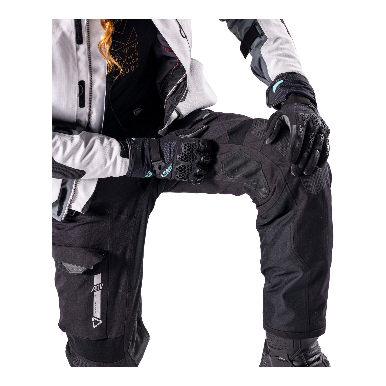 Leatt 5.5 ADV DriTour Pant Women - Stealth Black / Grey (L/EU40/UK12/US8) LE5026004303#