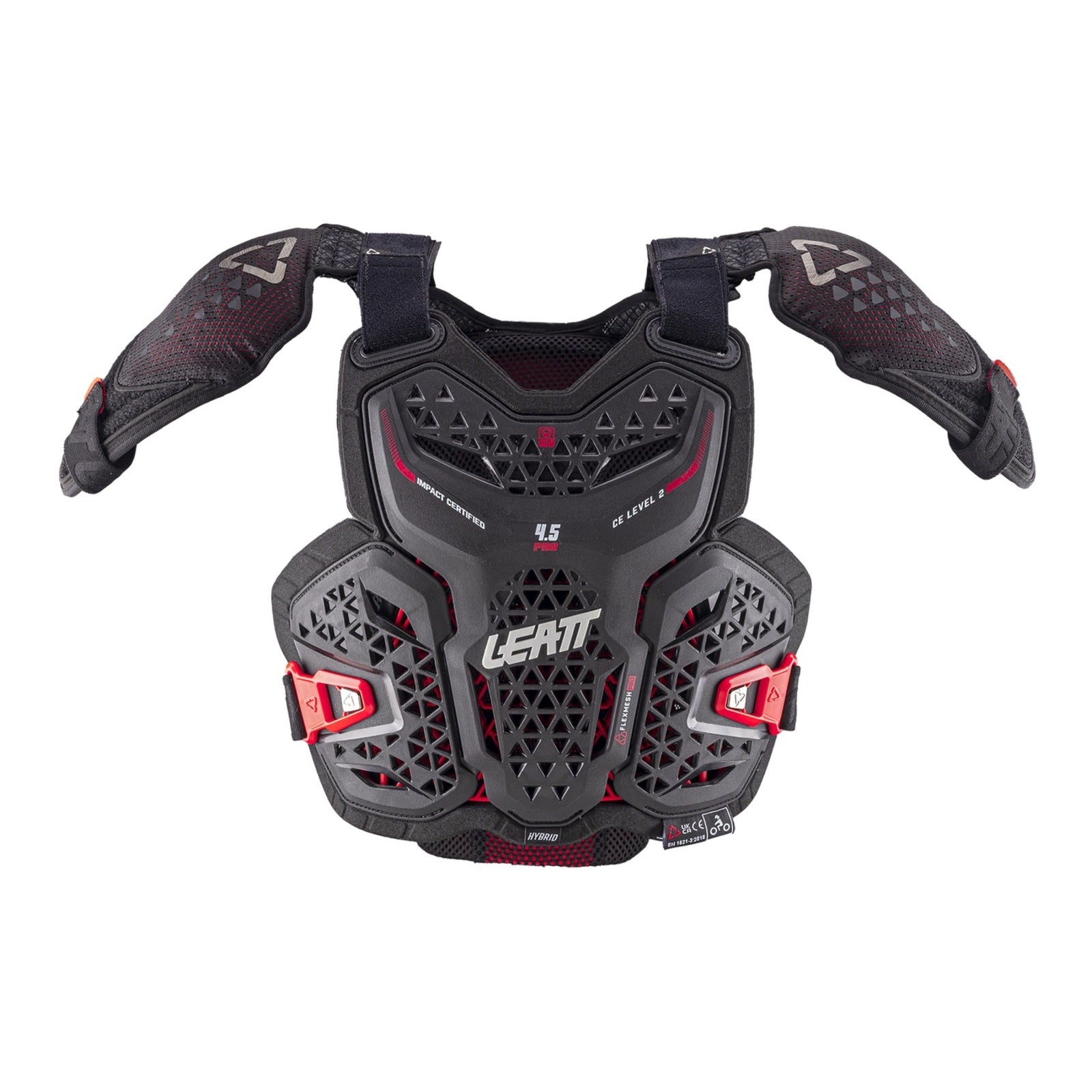 Leatt Chest Protector 4.5 Hybrid Pro Junior - Black (S/M) LE5026011860#