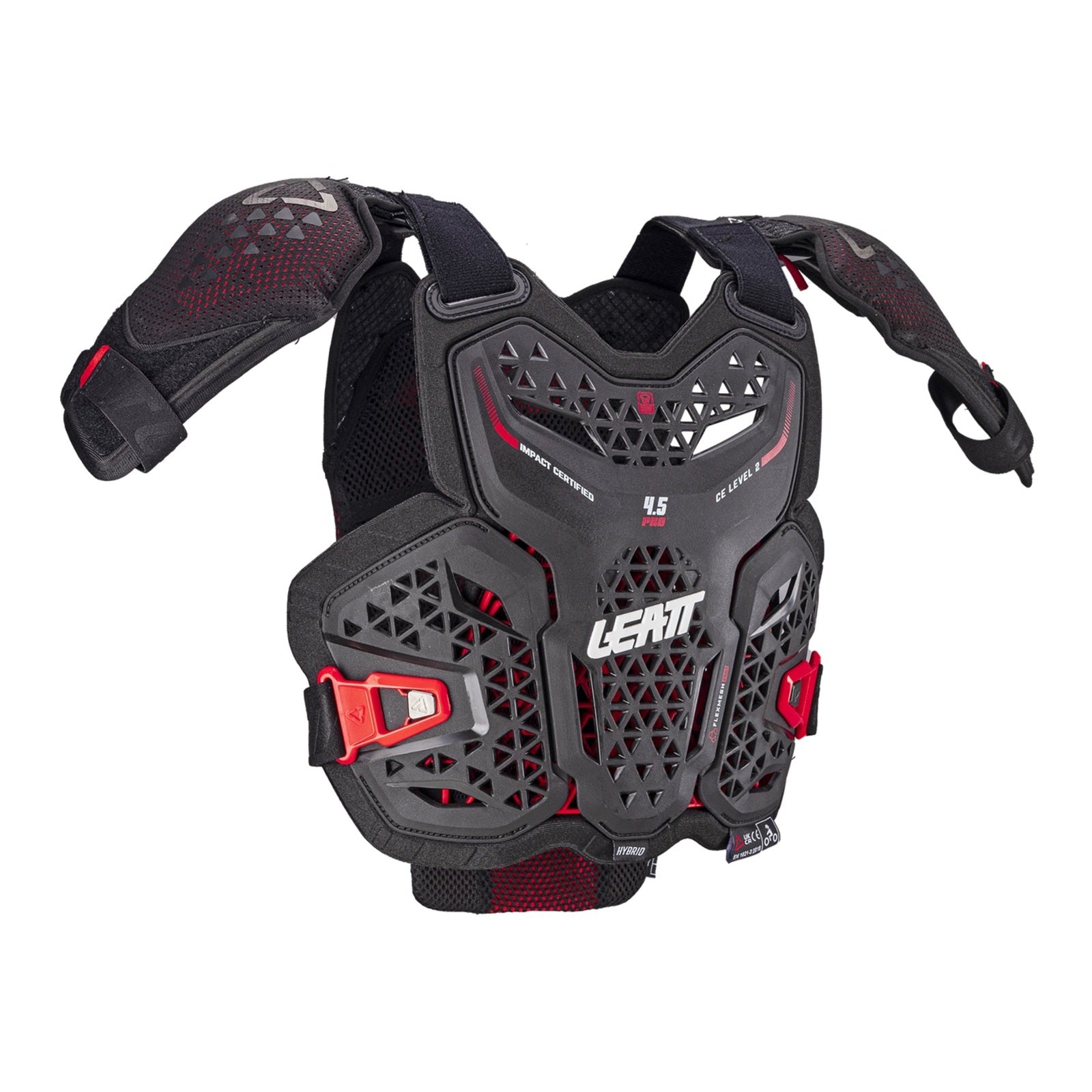 Leatt Chest Protector 4.5 Hybrid Pro Junior - Black (L/XL) LE5026011861#