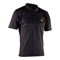 Leatt Team Polo Shirt (Short) - Black (XL/US44/EU54) LE5026081233#