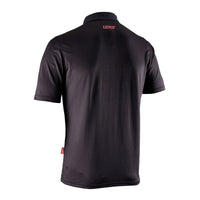 Leatt Team Polo Shirt (Short) - Black (3XL/US48/EU58) LE5026081235#