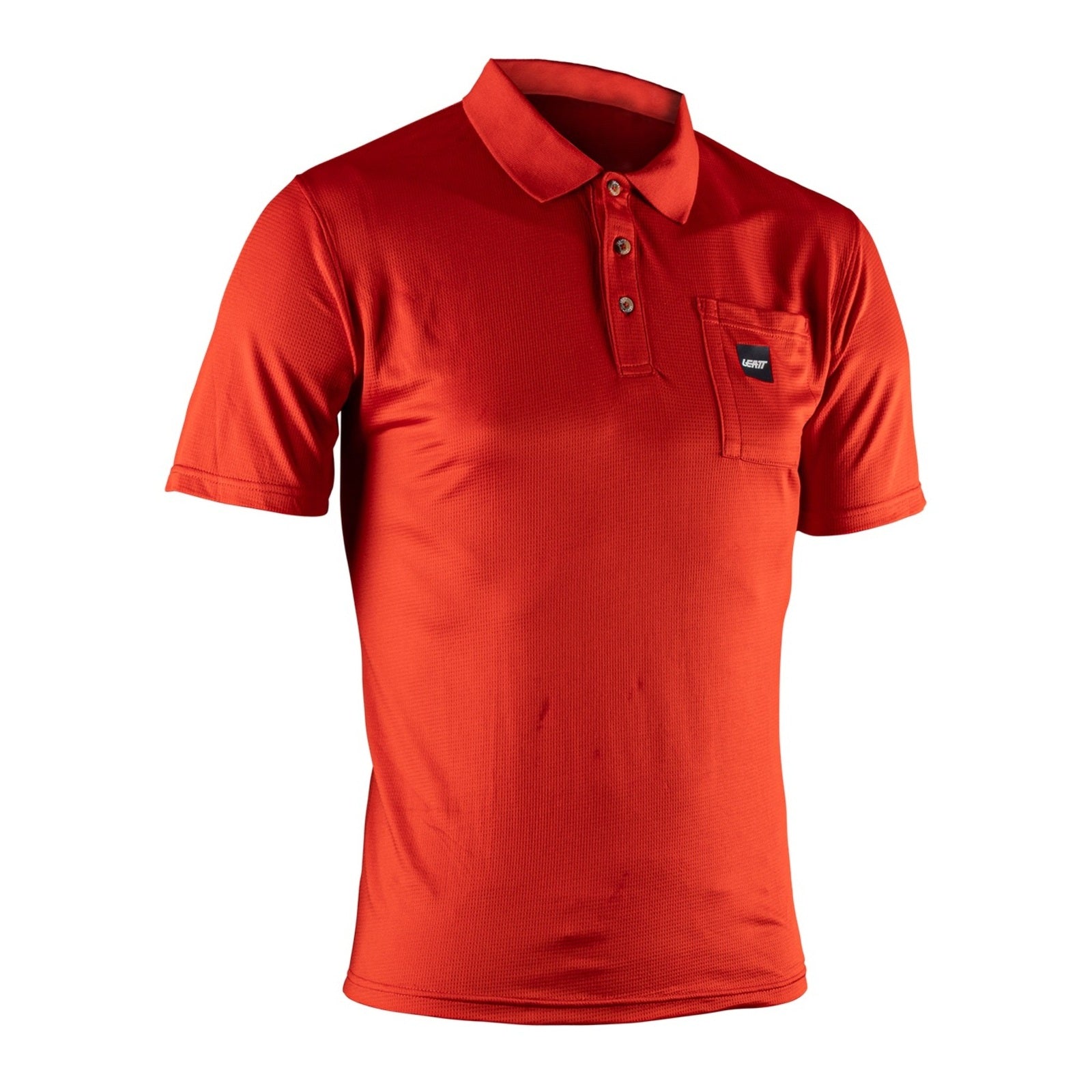 Leatt Team Polo Shirt (Short) - Chili Red (XL/US44/EU54) LE5026081253#