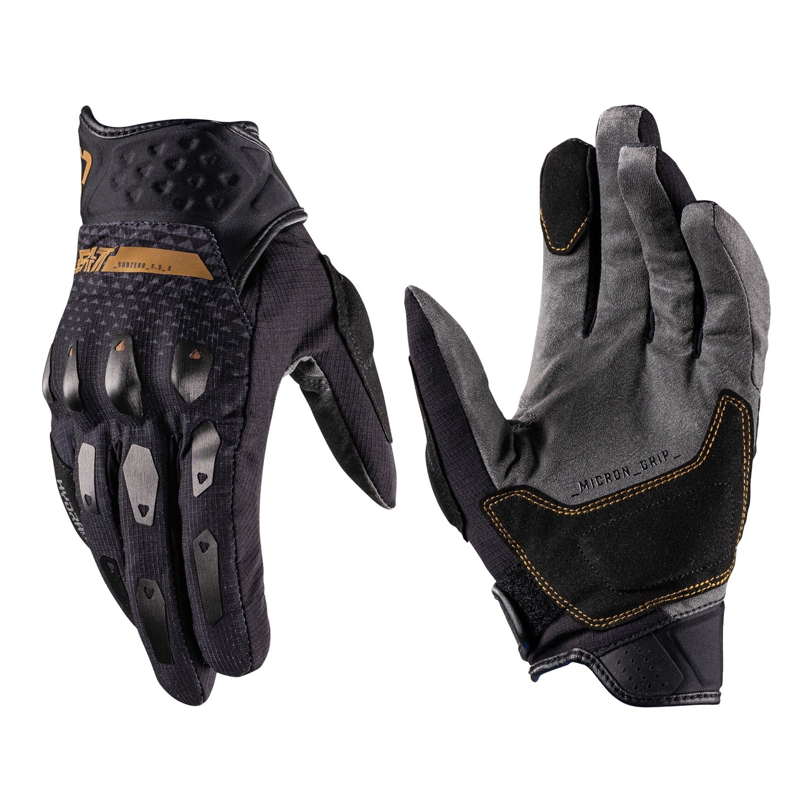 Leatt  5.5 ADV SubZero Glove (Short) - Stealth Black / Grey (S) LE6026003301#