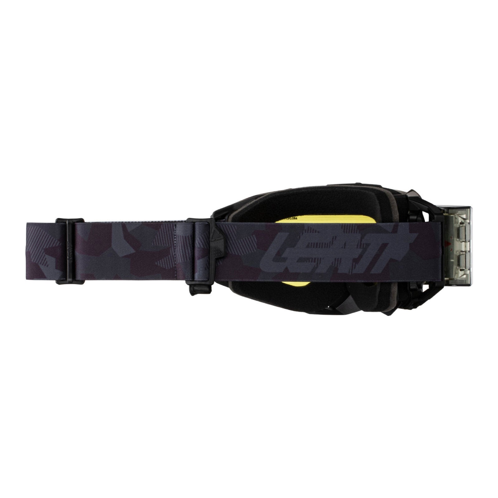 Leatt 5.5 Velocity Goggle Roll-Off - Stealth / Yellow 70% LE8024070410#