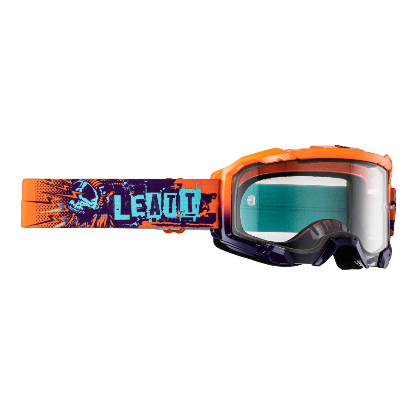 Leatt 4.5 Velocity Goggle - Orange / Clear 83% LE8024070550#