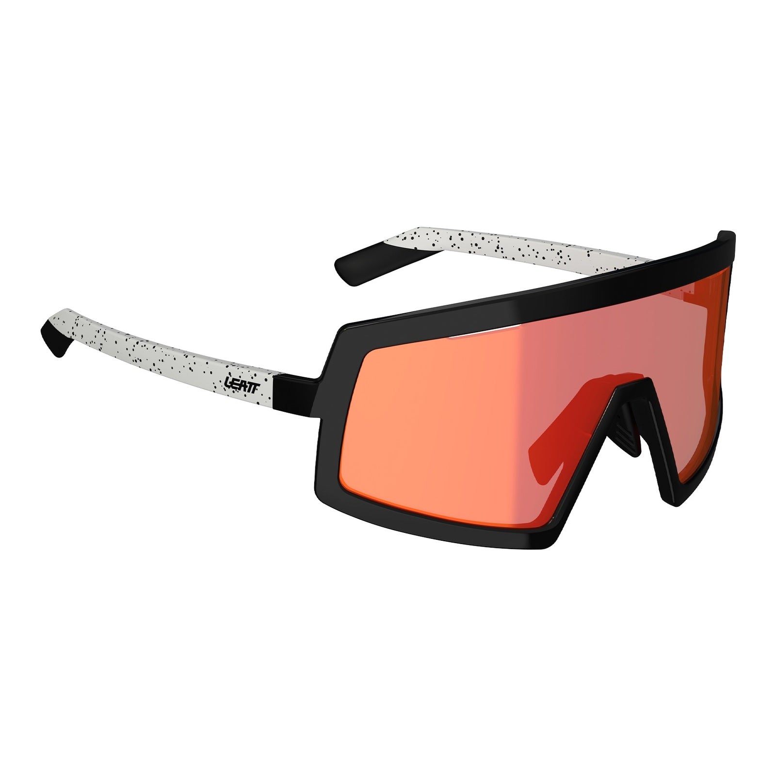 Leatt MadViz One Sunglasses - Black / White Iriz Red 15 VLT LE8026013640#