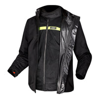 LS2 Riva Men's Jacket - Black / Dark Grey / Red (L) LS2A64100S0112LRG#