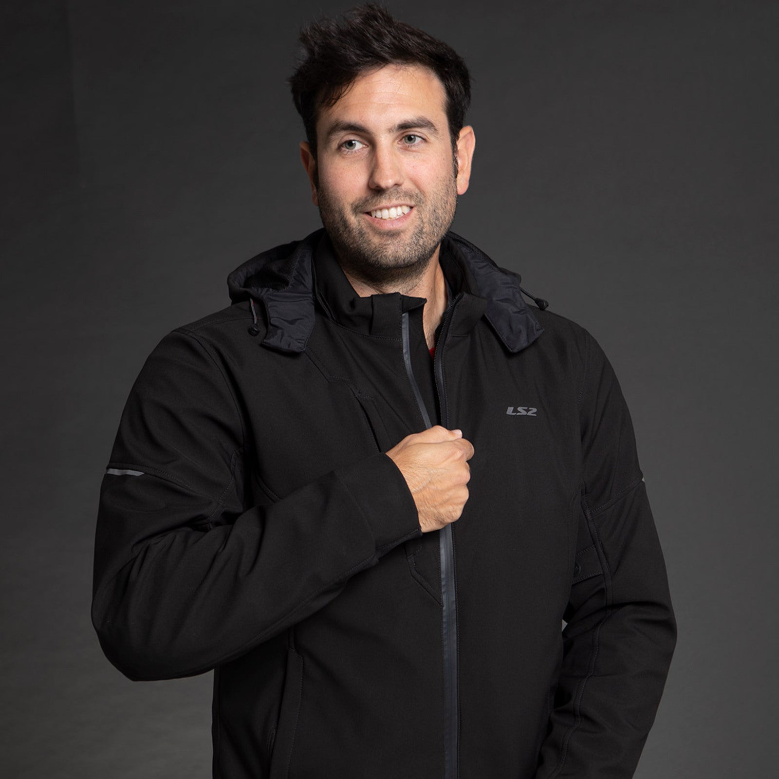 LS2 Bolton Men's Jacket - Black (4XL) LS2A64240W01124XL#