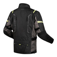 LS2 Narvik Men's Jacket - Grey/Black / Hi-Vis Yellow (2XL) LS2A64250W0154XXL#