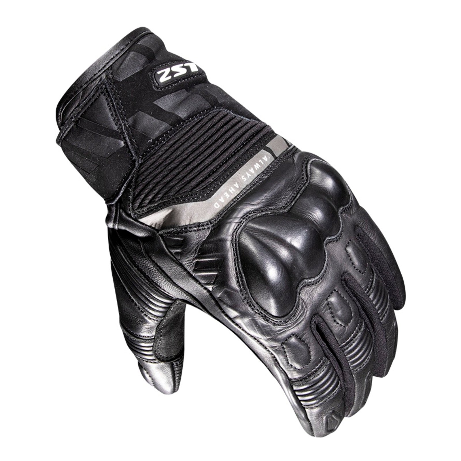 LS2 Octane Men's Waterproof Leather Gloves - Black (S) LS2A70070W0112SM#
