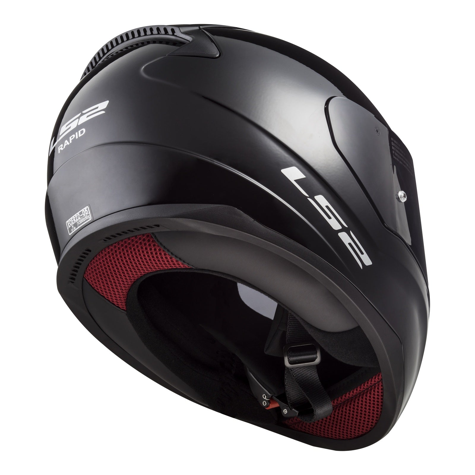 LS2 FF353 Rapid II (XS) - Gloss Black 06 LS2FF3532BLKXS#