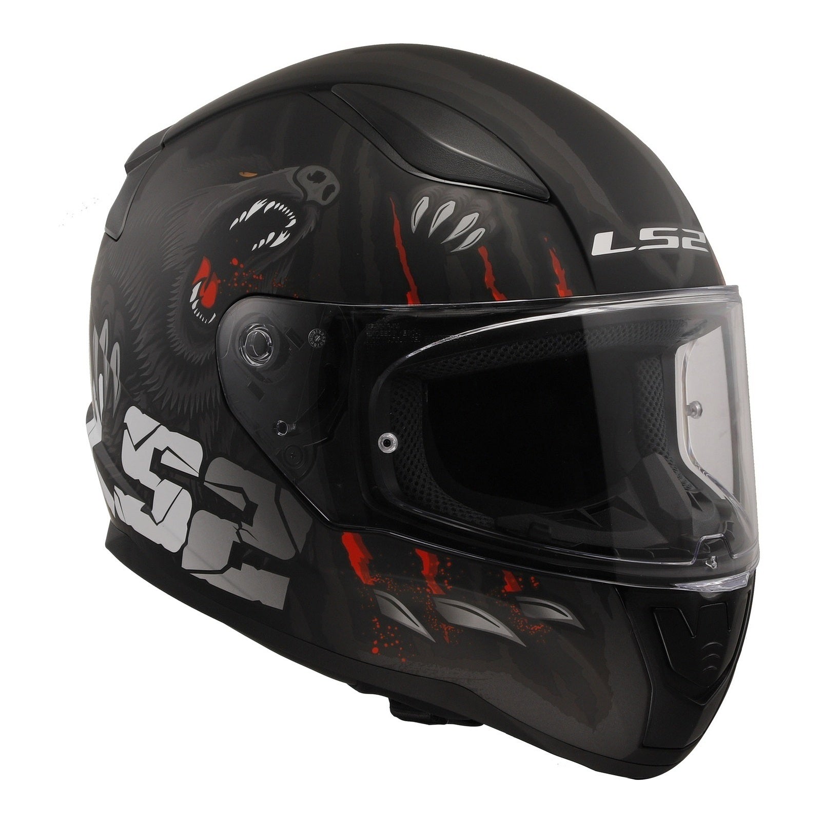 LS2 FF353 Rapid II (2XL) Claw - Black 06 LS2FF3532CLB2XL#