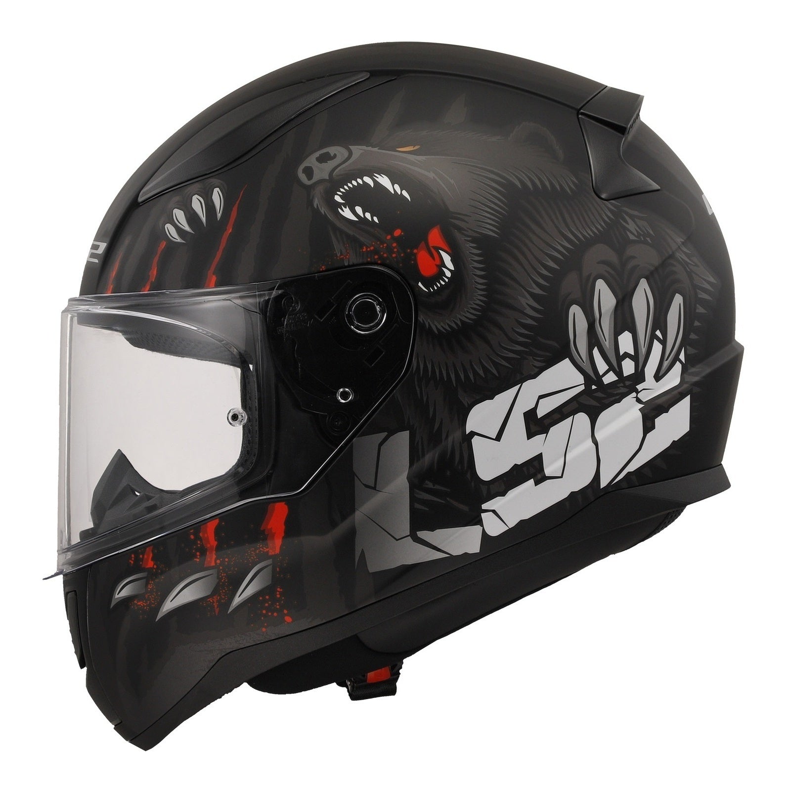 LS2 FF353 Rapid II (S) Claw - Black 06 LS2FF3532CLBS#
