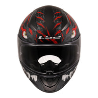 LS2 FF353 Rapid II (XL) Kaiju - Matte Black / Red / White 06 LS2FF3532KAIJUXL#