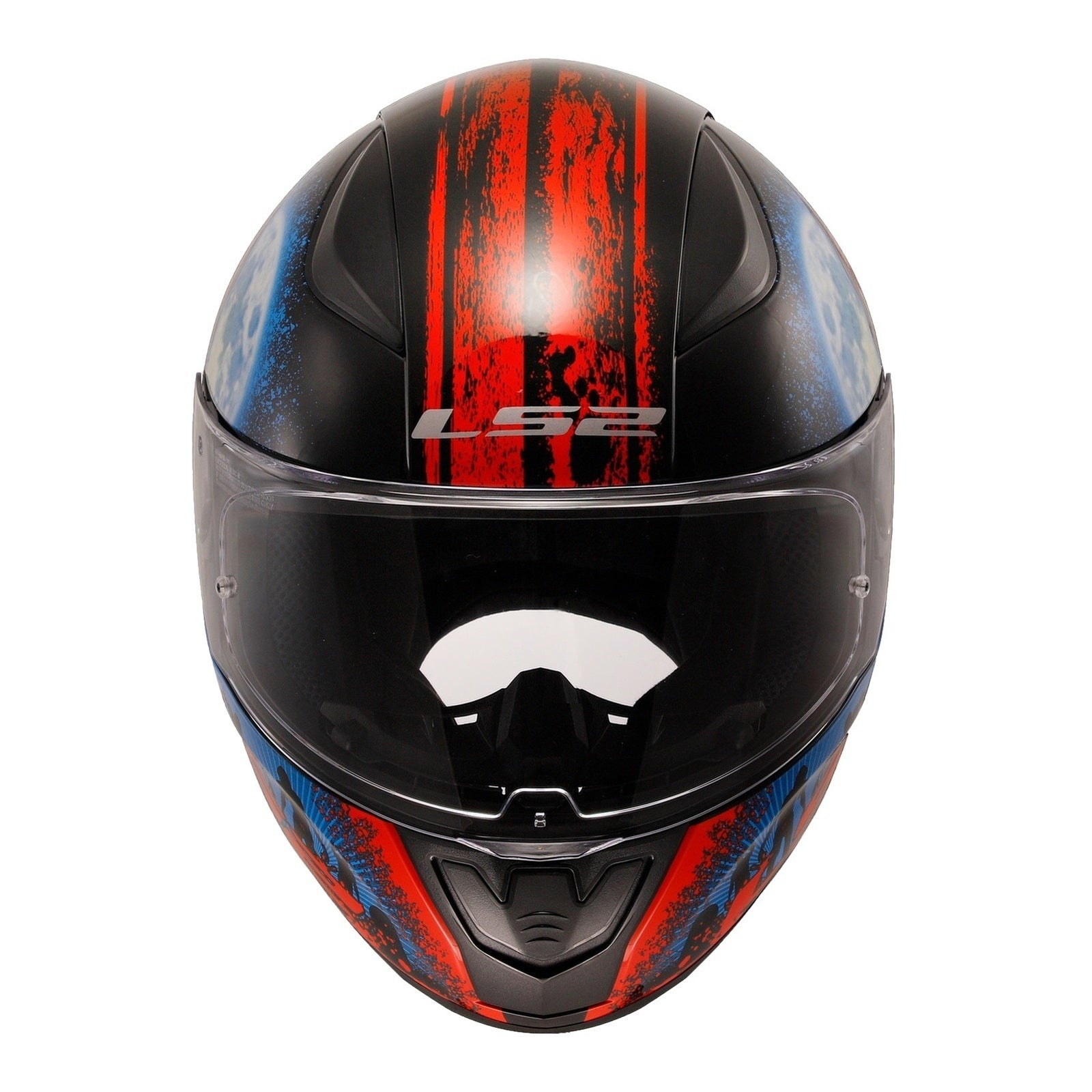 LS2 FF353 Rapid II (3XL) Zombie - Gloss Black / Red / White 06 LS2FF3532ZOM3XL#
