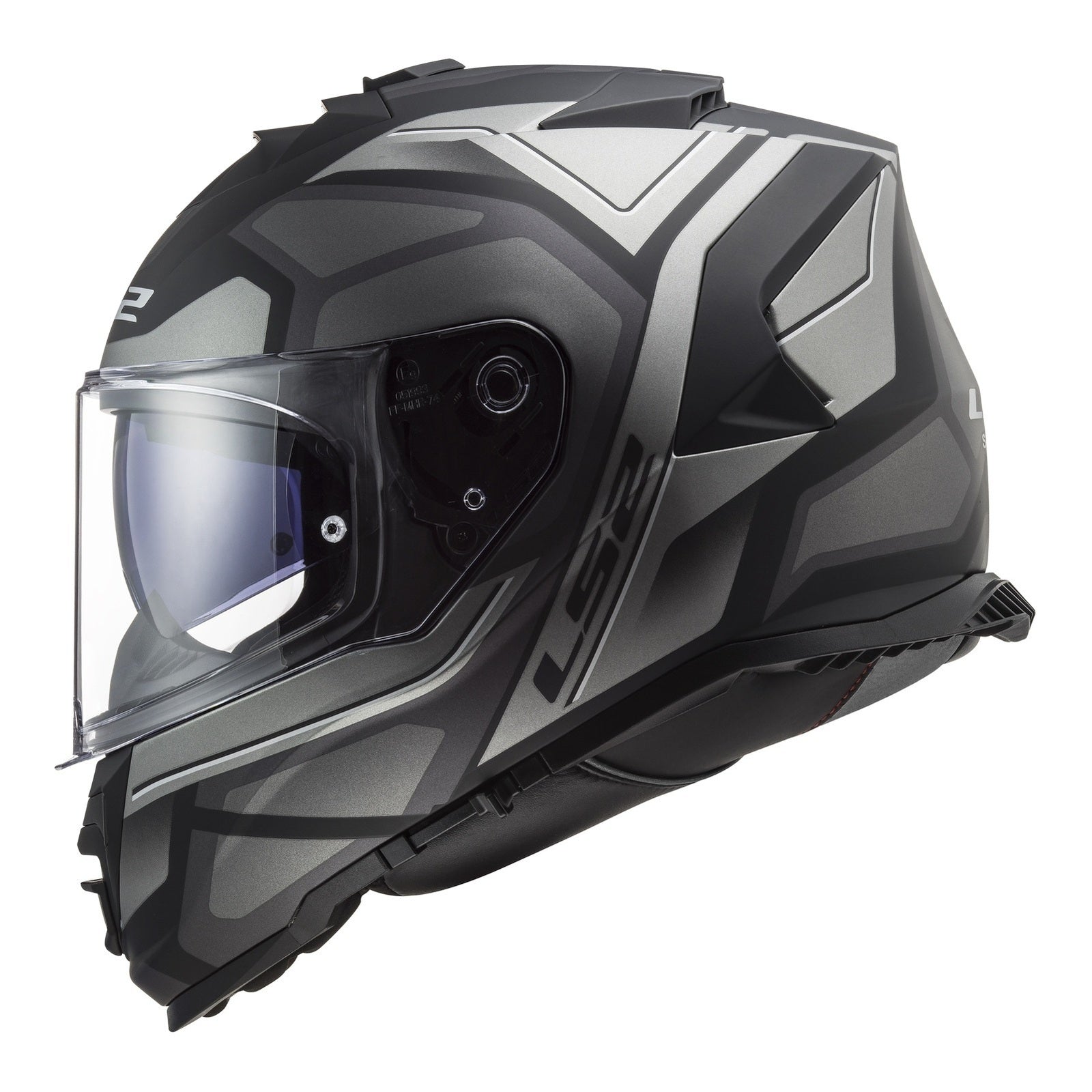 LS2 FF800 Storm II (L) Faster - Matte Titanium 06 LS2FF8002FASMTIL#