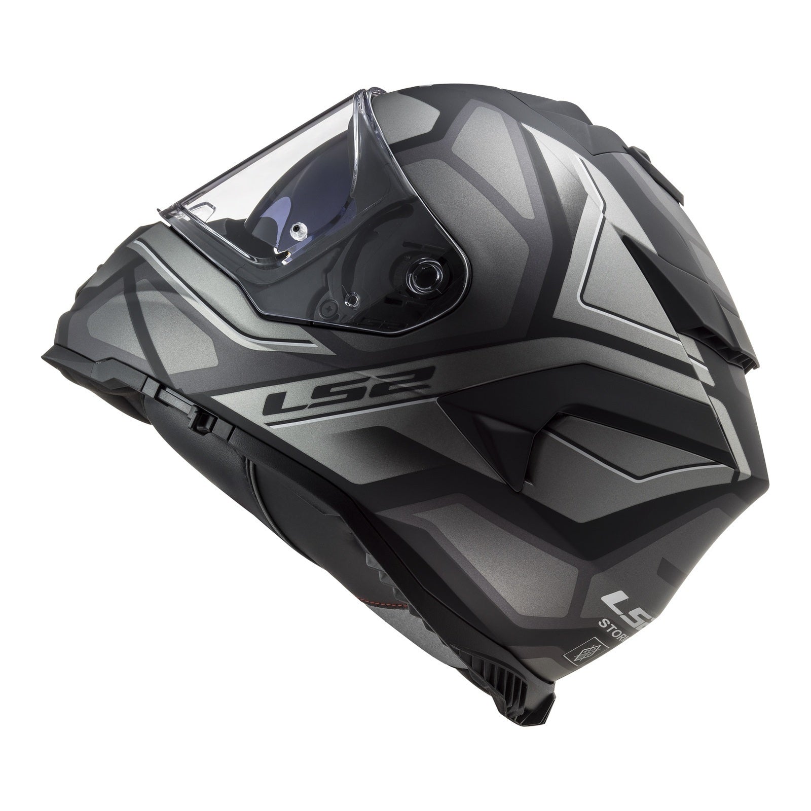 LS2 FF800 Storm II (M) Faster - Matte Titanium 06 LS2FF8002FASMTIM#
