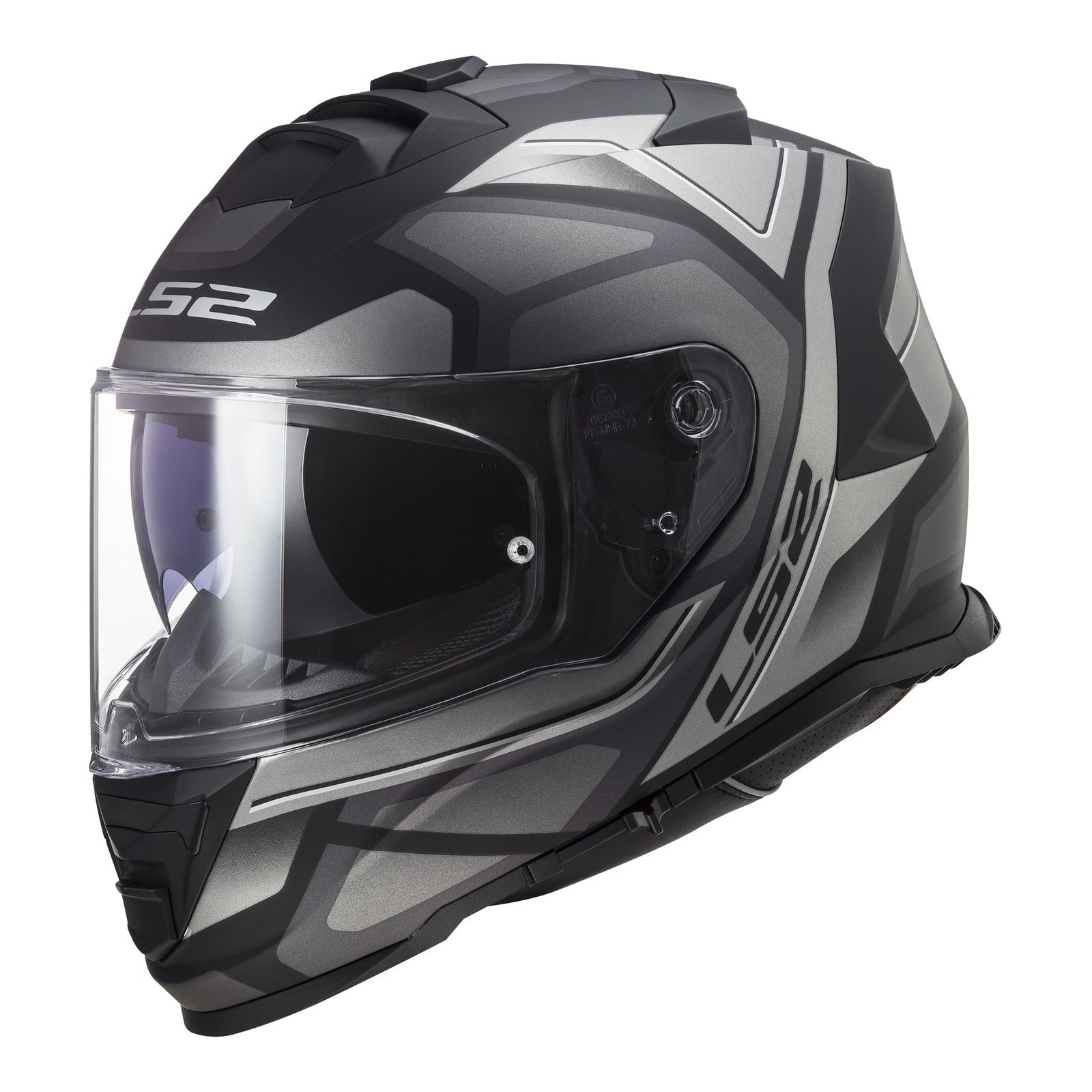 LS2 FF800 Storm II (S) Faster - Matte Titanium 06 LS2FF8002FASMTIS#