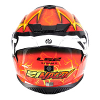 LS2 FF800 Storm II (XS) Rinaldi Replica - Orange 06 LS2FF8002RINAXS#