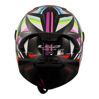 LS2 FF805 Thunder Carbon GP Aero Flash Helmet (L) - Black LS2FF805FBL#