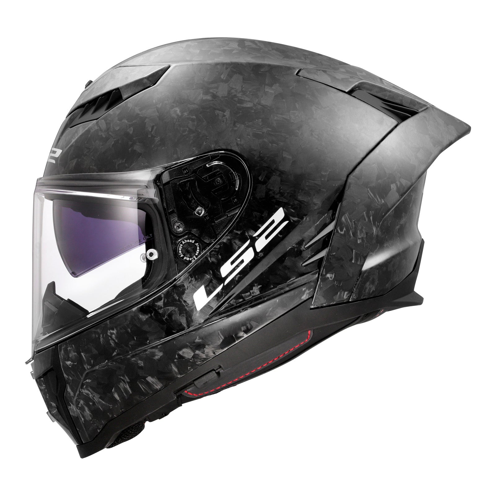 LS2 FF807 Dragon Forged Helmet - Gloss Carbon 06 (L) LS2FF807CARBFRGL#