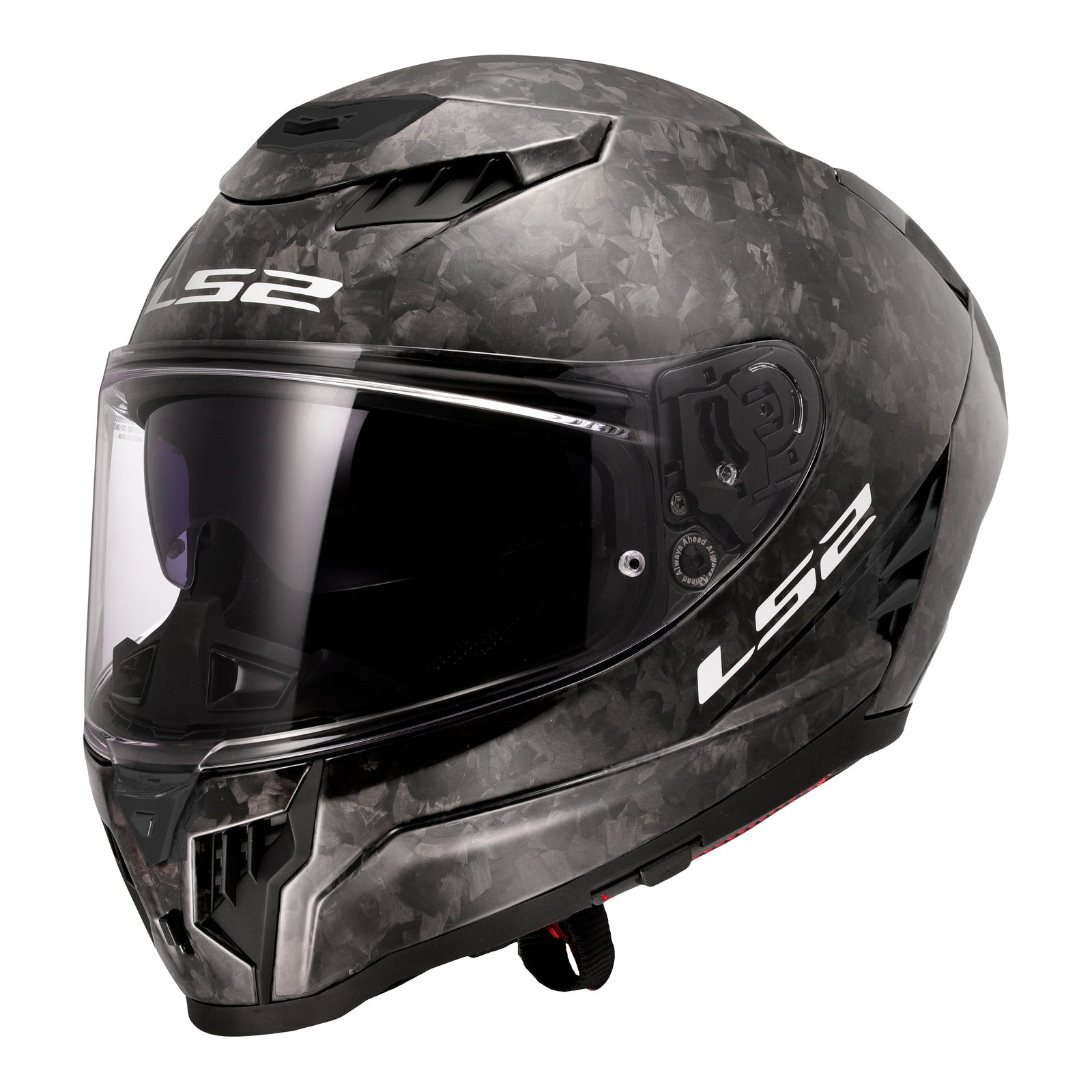 LS2 FF807 Dragon Forged Helmet - Gloss Carbon 06 (M) LS2FF807CARBFRGM#