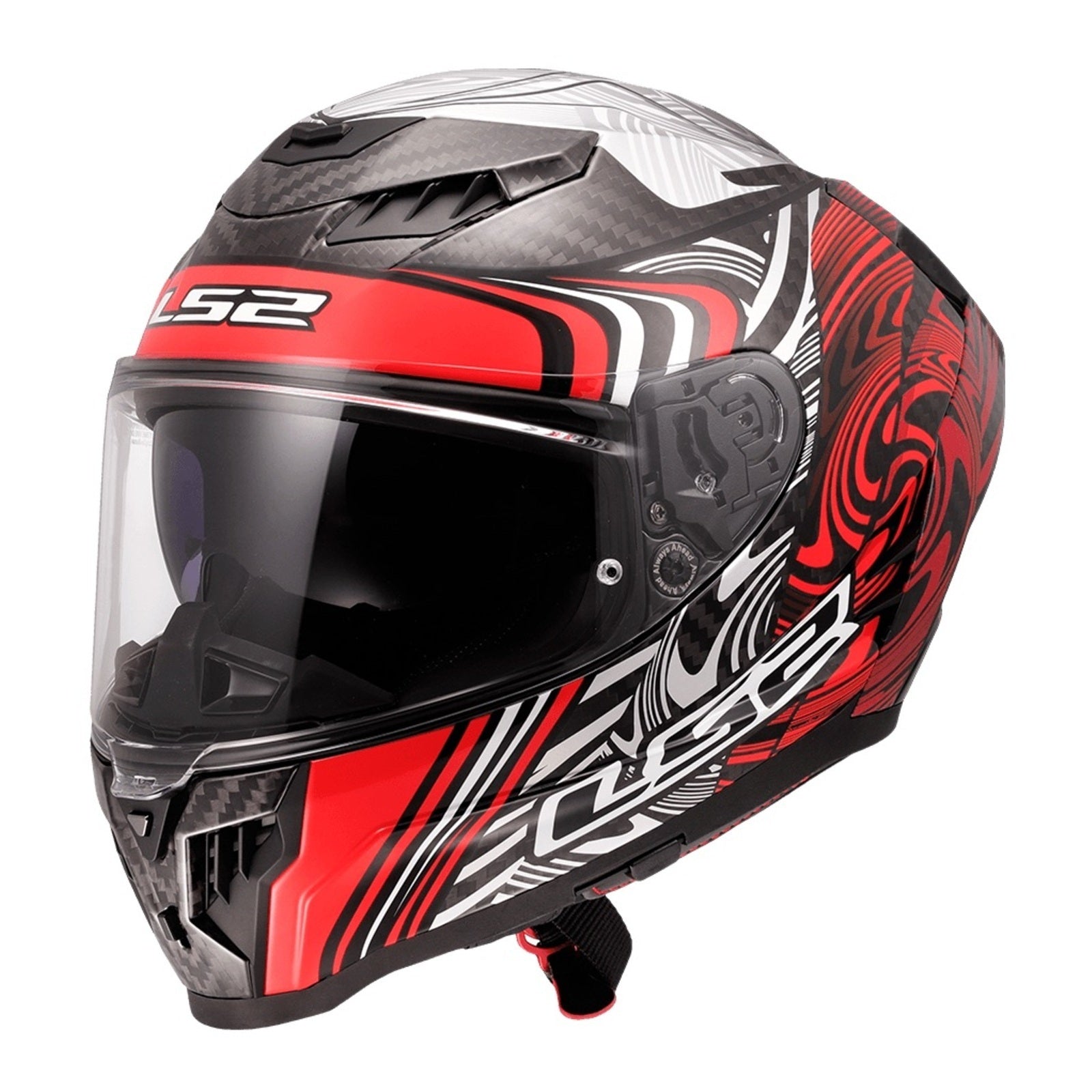 LS2 FF807 Dragon Enthum - Black / Red (2XL) 06 LS2FF807ENBR2XL#