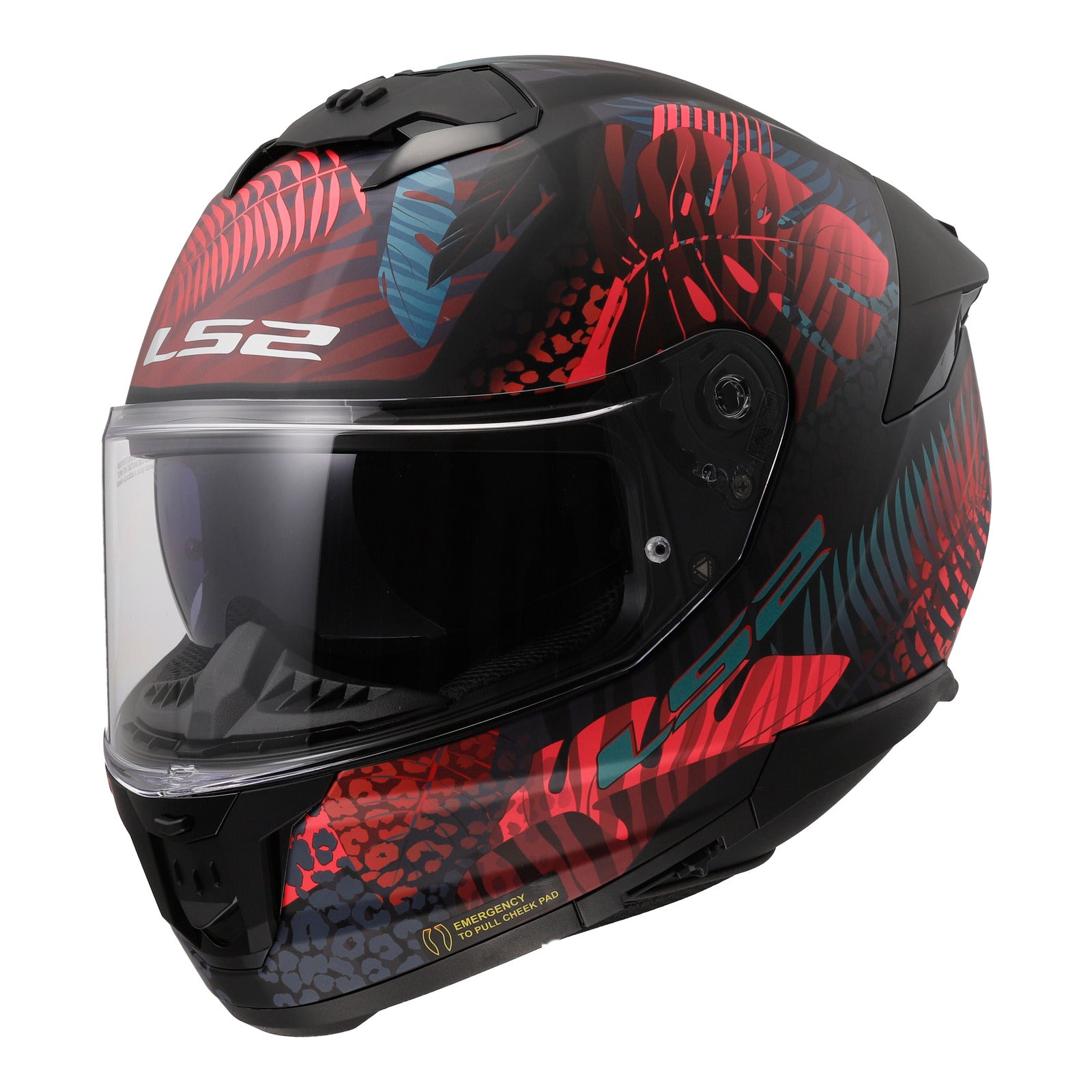 LS2 FF808 Stream II (L) Jungle - Matte Black / Pink / Blue 06 LS2FF8082JMBPBL#