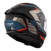LS2 FF808 Stream II Road Helmet - Matte Black / Blue (L) 06 LS2FF8082ROADL#