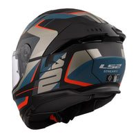 LS2 FF808 Stream II Road Helmet - Matte Black / Blue (XL) 06 LS2FF8082ROADXL#