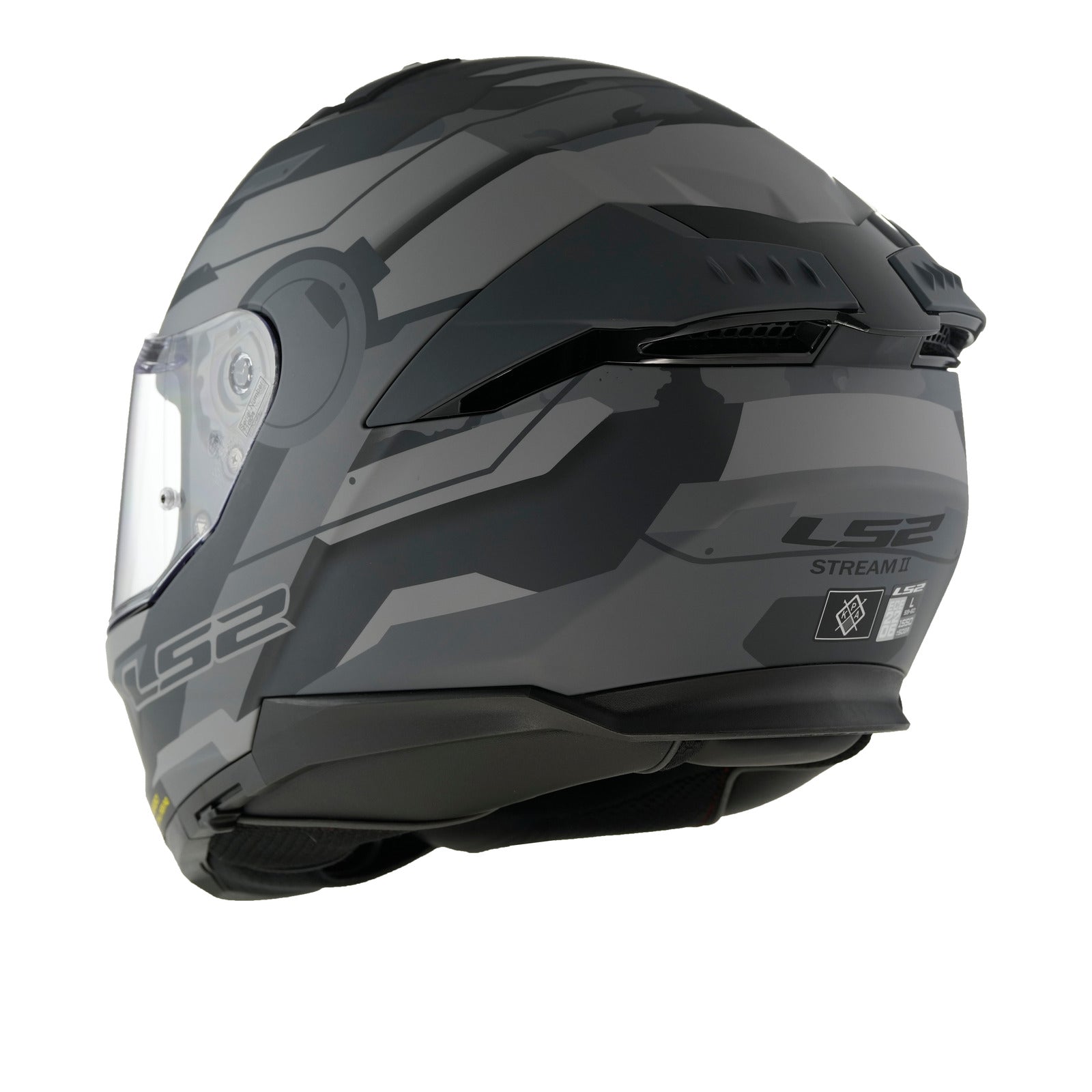 LS2 FF808 Stream II (M) Shadow - Matte Titanium / Grey 06 LS2FF8082SMTGM#