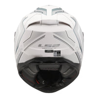 LS2 FF811 Vector II (L) Alizer - Matte White / Silver 06 LS2FF8112ALIMWSL#
