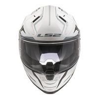 LS2 FF811 Vector II (L) Alizer - Matte White / Silver 06 LS2FF8112ALIMWSL#