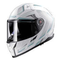 LS2 FF811 Vector II (XS) Alizer - Matte White / Silver 06 LS2FF8112ALIMWSXS#