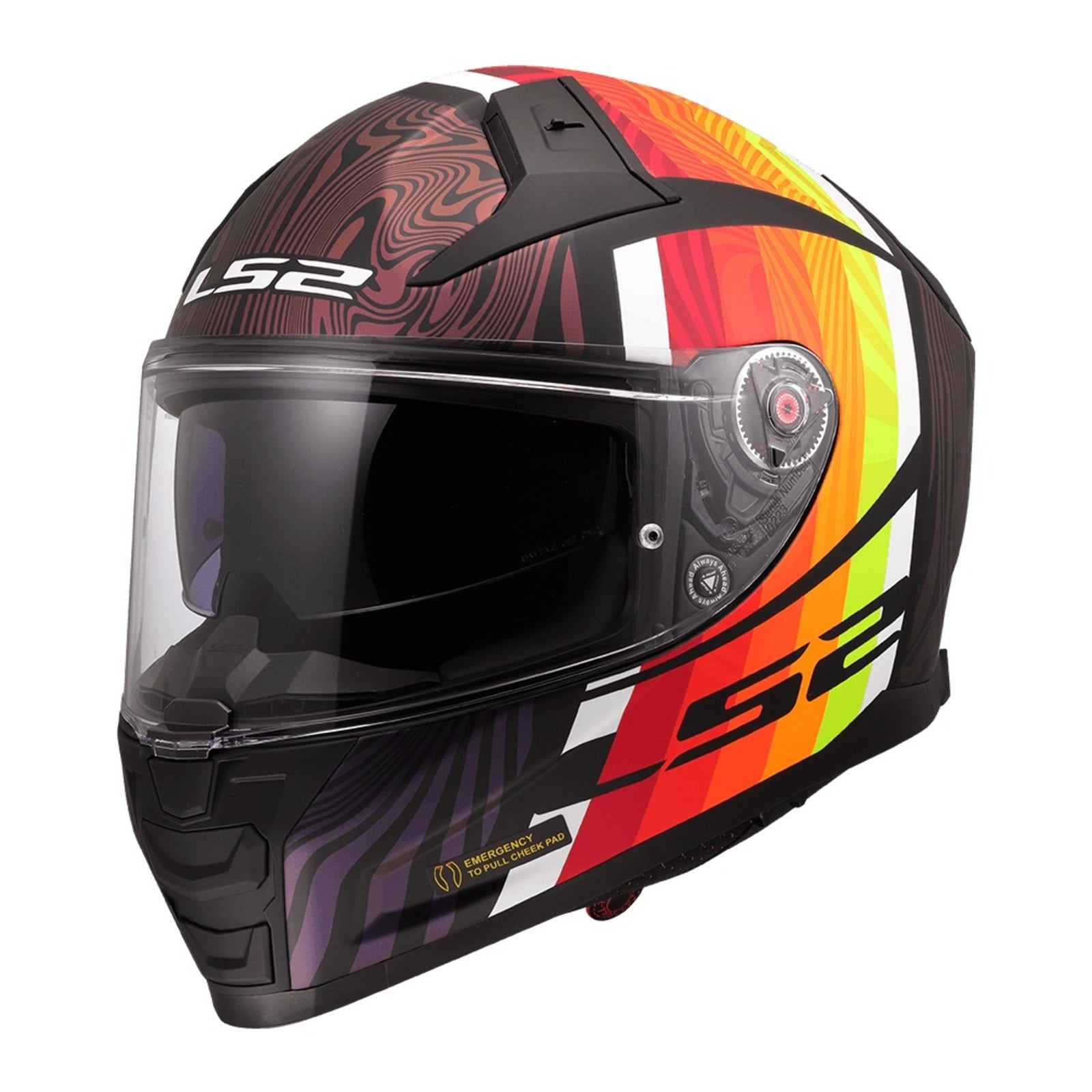 LS2 FF811 Vector II Freedom Helmet - Matte Black / Chameleon (XL) LS2FF811FMBCXL#