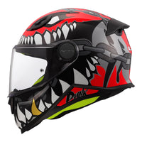 LS2 FF812 KID Helmet - Punk Grey / Red (S) LS2FF812PGRS#