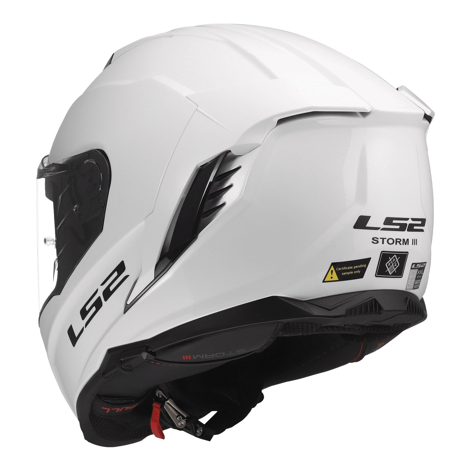 LS2 FF818 Storm III Solid Helmet - Gloss White (S) LS2FF818GWS#