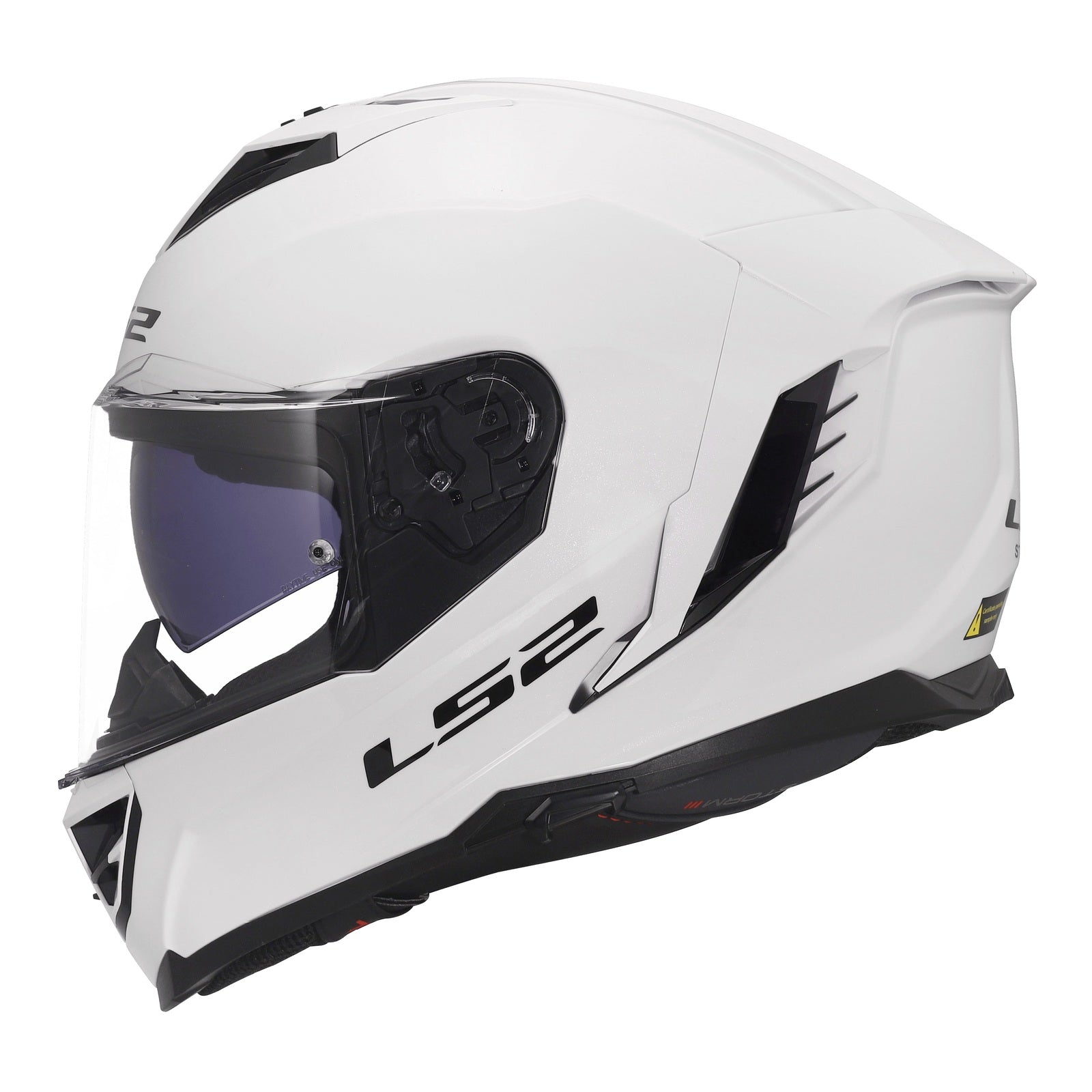 LS2 FF818 Storm III Solid Helmet - Gloss White (XL) LS2FF818GWXL#