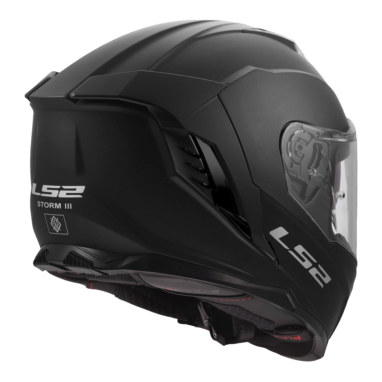 LS2 FF818 Storm III Solid Helmet - Matte Black (M) LS2FF818MBM#