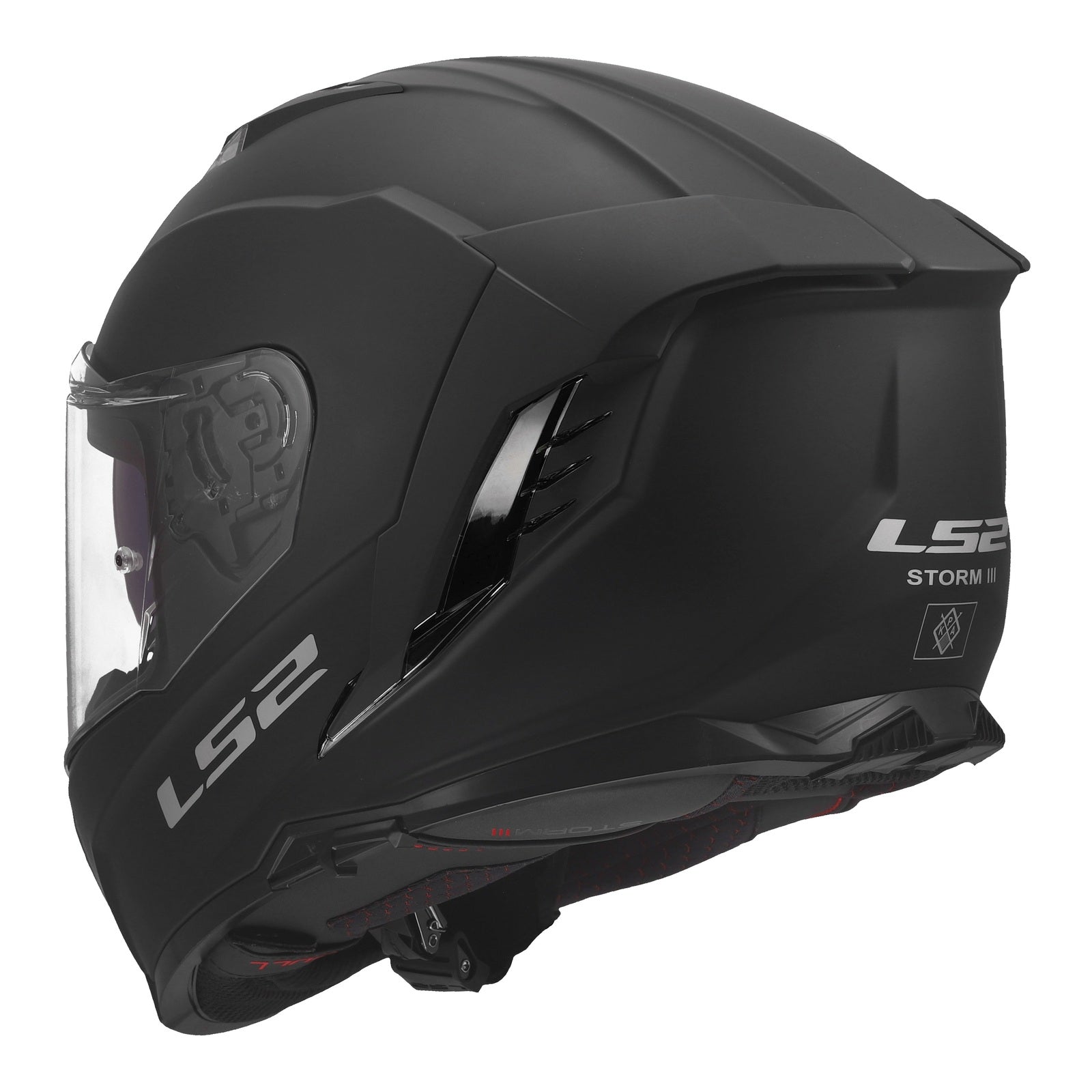 LS2 FF818 Storm III Solid Helmet - Matte Black (XL) LS2FF818MBXL#