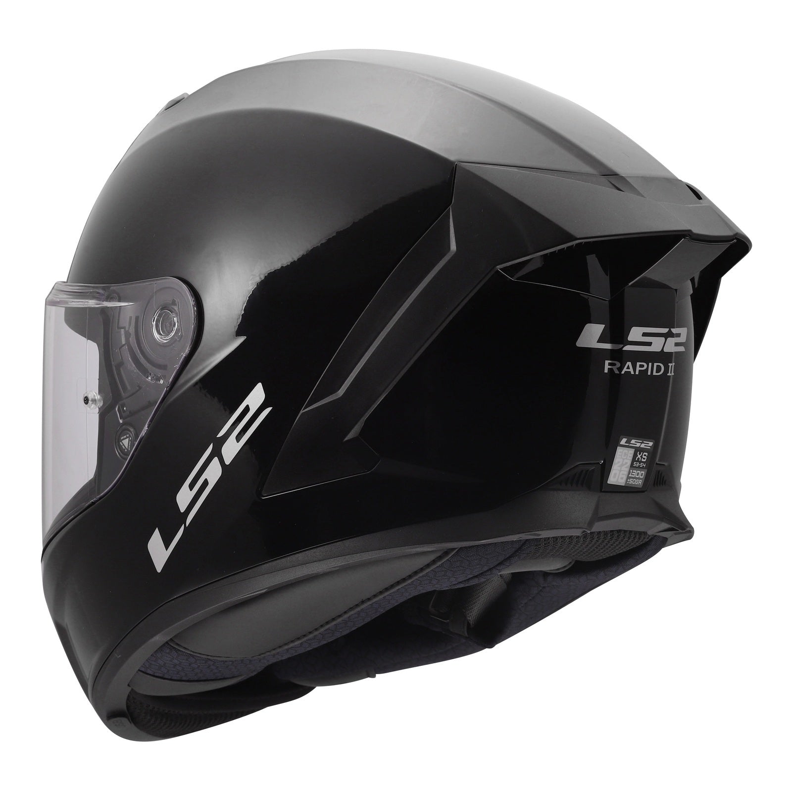 LS2 FF820 Rapid III Solid Helmet – Gloss Black (XS) LS2FF820GBXS#