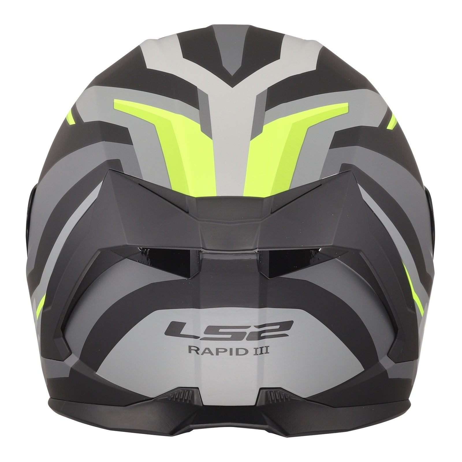 LS2 FF820 Rapid III Hyper Helmet – Black / Hi-Vis Yellow (2XL) LS2FF820HBHY2XL#