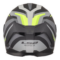 LS2 FF820 Rapid III Hyper Helmet – Black / Hi-Vis Yellow (2XL) LS2FF820HBHY2XL#