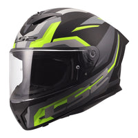 LS2 FF820 Rapid III Hyper Helmet – Black / Hi-Vis Yellow (M) LS2FF820HBHYM#