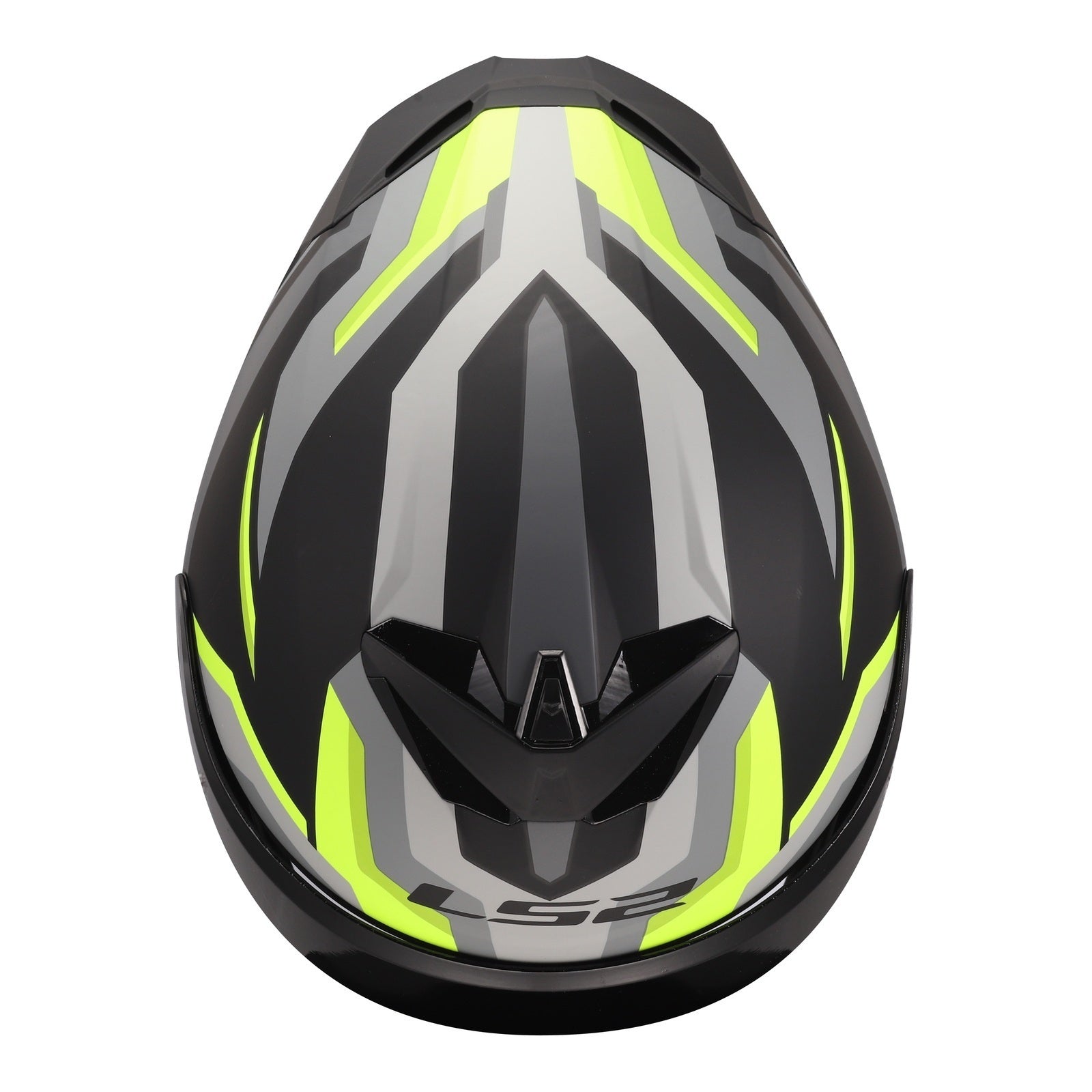 LS2 FF820 Rapid III Hyper Helmet – Black / Hi-Vis Yellow (XL) LS2FF820HBHYXL#