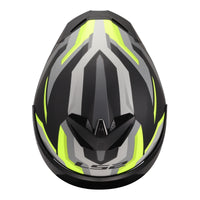LS2 FF820 Rapid III Hyper Helmet – Black / Hi-Vis Yellow (XL) LS2FF820HBHYXL#