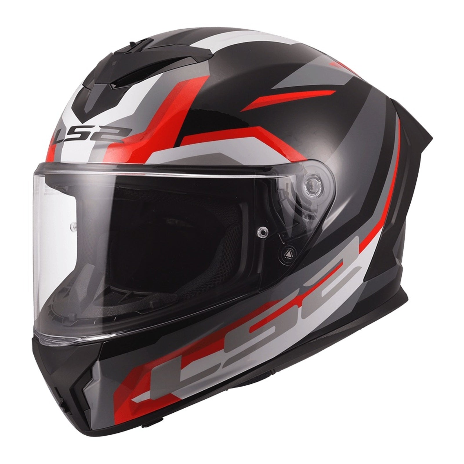 LS2 FF820 Rapid III Hyper Helmet – Black / Red (2XL) LS2FF820HBR2XL#