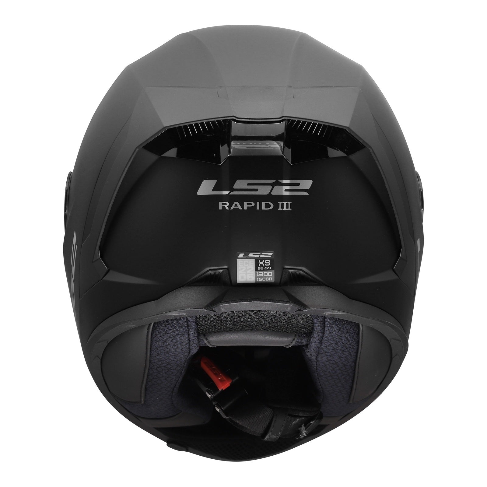 LS2 FF820 Rapid III Solid Helmet – Matte Black (M) LS2FF820MBM#
